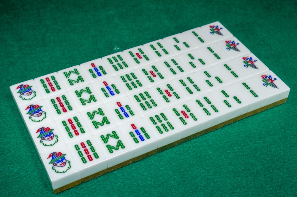 Image of A1 Premium Gold Mahjong Set