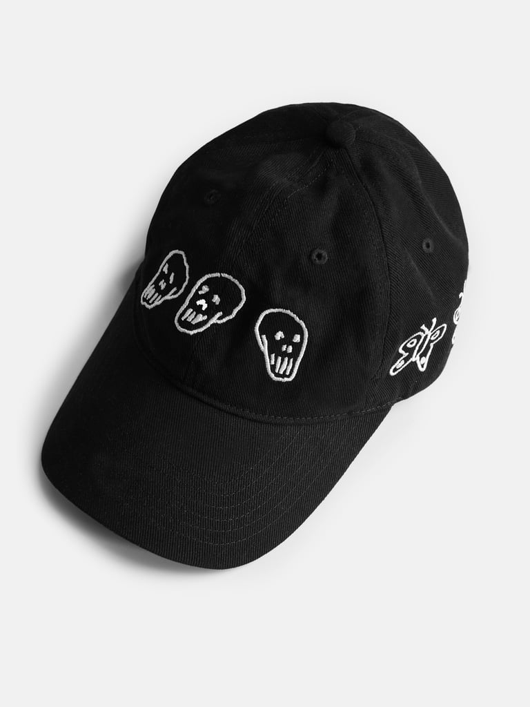 Skulls And Butterflies Cap V2