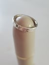 Simple Argentium Silver Crosshatch Band-12 gauge (#1023)