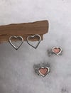 Heart Post Earrings (#1050)