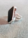 Fossilized Tree Root Triple Band Ring (#1088)