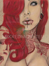 Blood Queen/KimberleyAnn (canvas print)