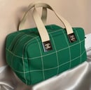 Image 2 of Chanel Chocolate Bar Canvas Mini Holdall bag