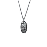 Image 1 of DG+AO collection: Moon & Stars necklace in sterling silver