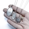 DG+AO collection: Moon & Stars necklace in sterling silver
