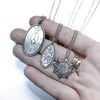 DG+AO collection: Weeping Eye necklace in sterling silver