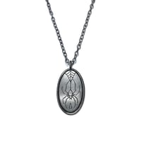 Image 1 of DG+AO collection: Spider Web necklace in sterling silver