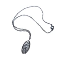 Image 2 of DG+AO collection: Moon & Stars necklace in sterling silver