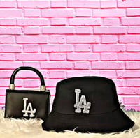 LA Hat & Purse 