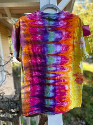 Image of MEDIUM Mom I'm Scared Come Pick Me Up Tie Dye Shirt 3