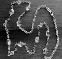 Image 2 of Large swarovski crystals on long chain