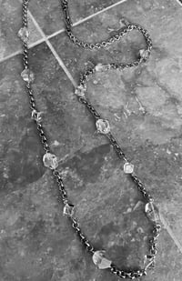 Image 3 of Large swarovski crystals on long chain