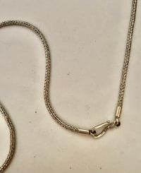 Image 3 of Antiqued silver pendant necklace