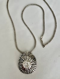 Image 4 of Antiqued silver pendant necklace