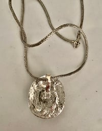 Image 5 of Antiqued silver pendant necklace