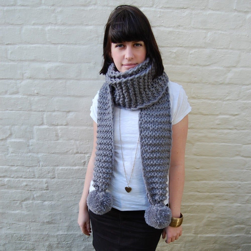 Pompabee - Chunky Knit Scarf