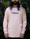 Metal Logo Long Sleeve Peach