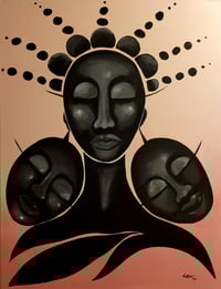 "Love Peace and Harmony" PRINT  (From the Paints and Playlists Live Painting Series)