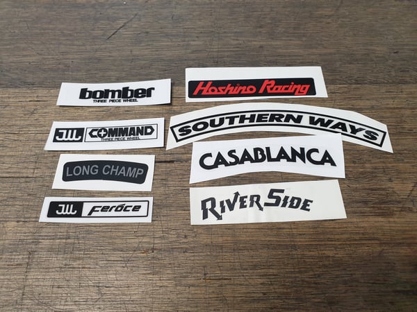 Image of Rim Stickers, various types