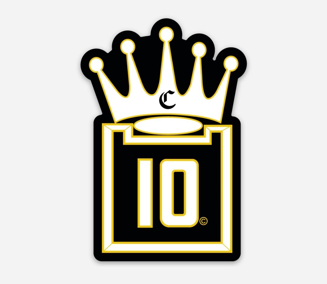 Image of CROWN 10 DIE CUT STICKER