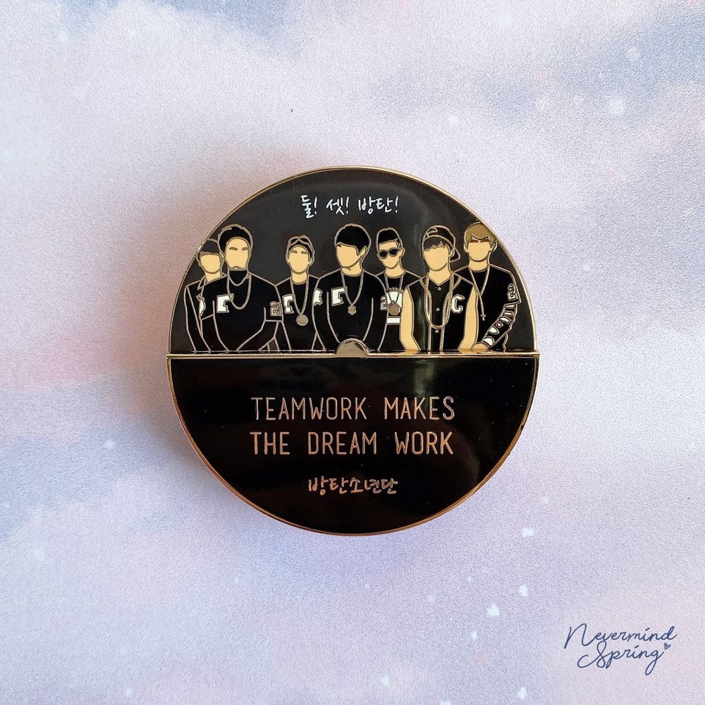 Teamwork Makes the Dream Work Enamel Pin 💫