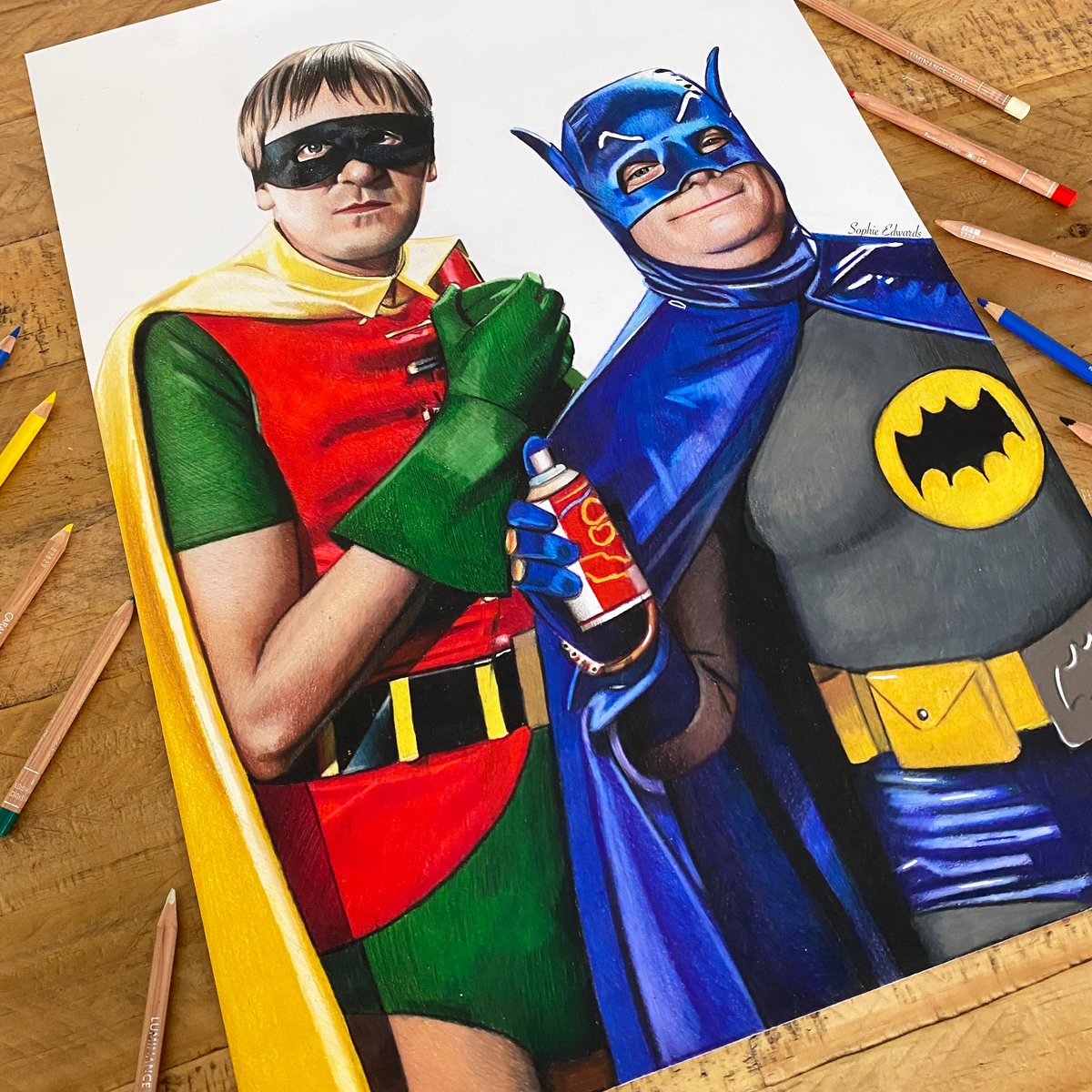 Image of Del Boy & Rodney (Batman & Robin) Print