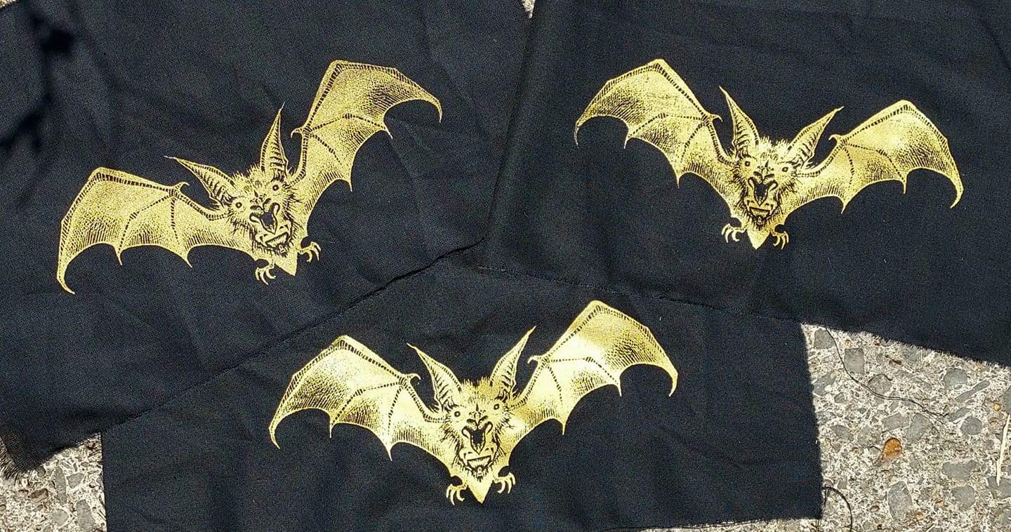 Gold Bat Patches