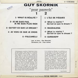 Guy Skornik ‎- Pour Pauwels ( Pathé - 1971)