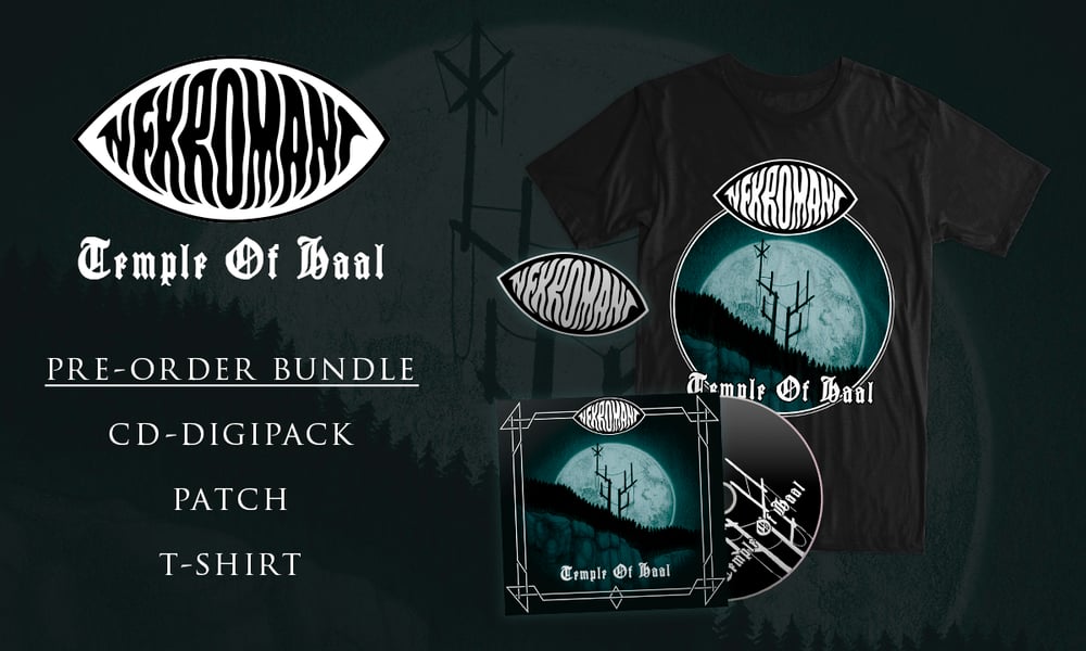 Image of Nekromant - Temple Of Haal (CD, Patch, T-shirt)