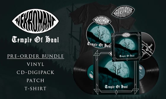 Image of Nekromant - Temple Of Haal (Vinyl, CD, Patch, T-shirt)