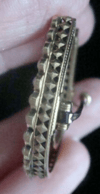 EDWARDIAN VICTORIAN 15CT LARGE NATURAL SEED PEARL HORSESHOE BROOCH