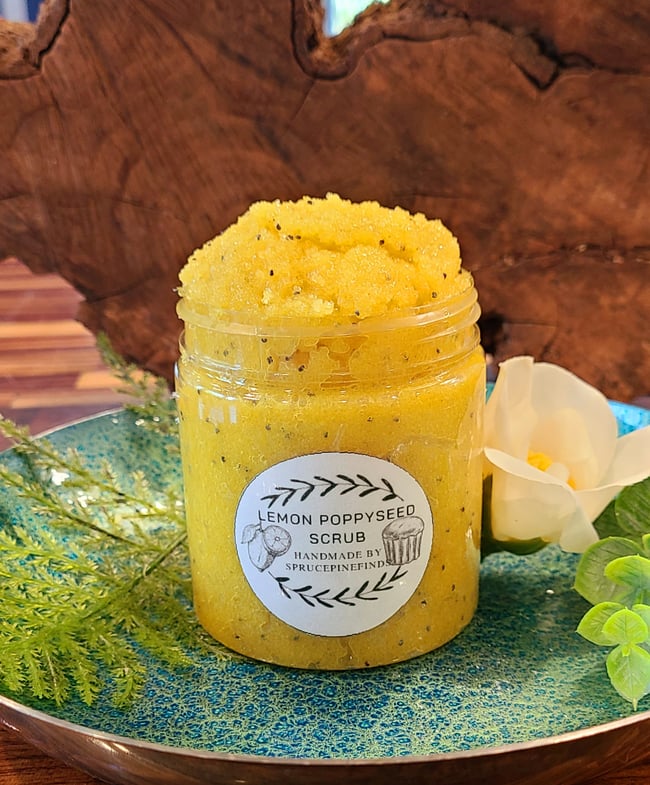 Lemon Poppyseed Exfoliating Body Scrub