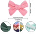 Image of 3 Inch Linen Bow Clips - 20 Color Choices