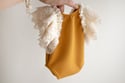 Jasmine mustard yellow / two sizes