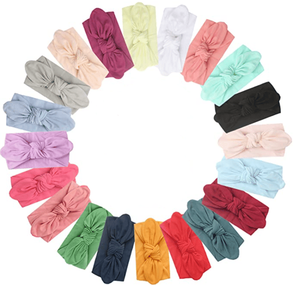 Image of Bowknot Nylon Headbands - 20 Color Choices