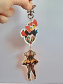 Image 2 of Mami Keychain | Madoka Magica Charlotte Shrinky Dink Charm