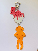 Image 3 of Mami Keychain | Madoka Magica Charlotte Shrinky Dink Charm