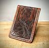 Flap Wallet (Antiqued Dark Brown)