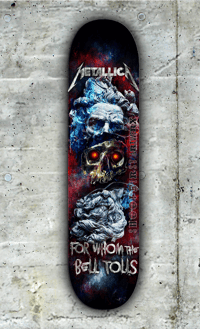 Image 1 of Metallica Skateboard