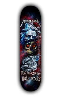 Image 2 of Metallica Skateboard