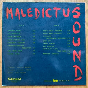 Les Malédictus Sound - Maledictus Sound (Fidsound / 1973)