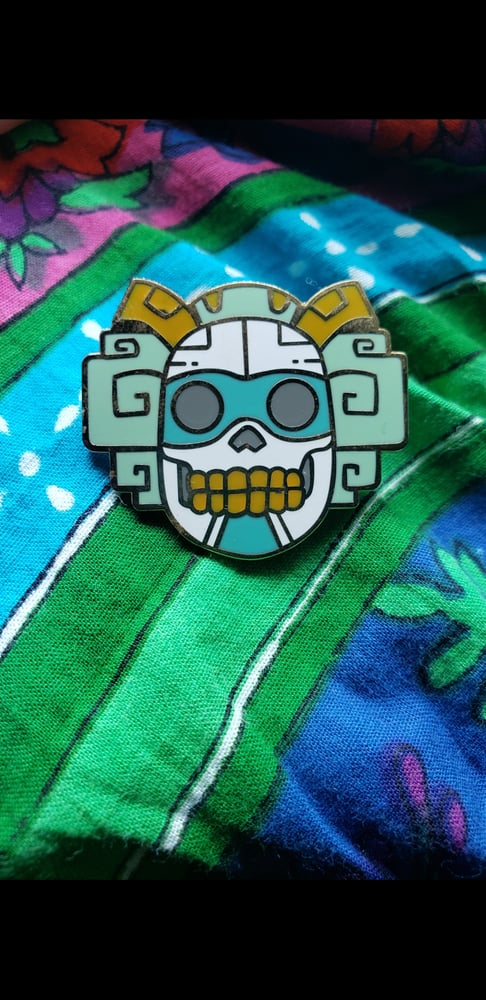 Image of Mictlantecuhtli series 1 pin