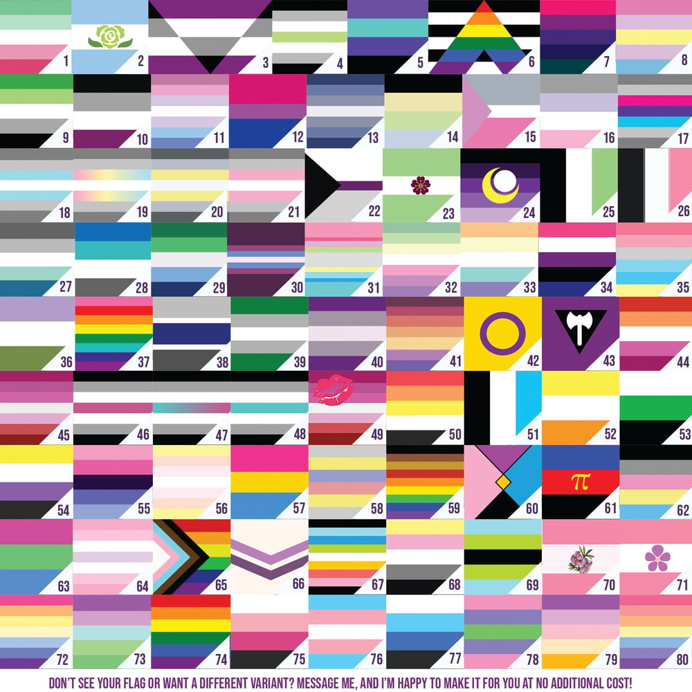 Image of Pride Flag Button Badge - Assortment