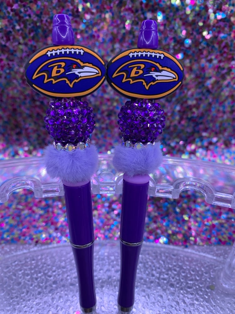Image of Football pen with Fur 