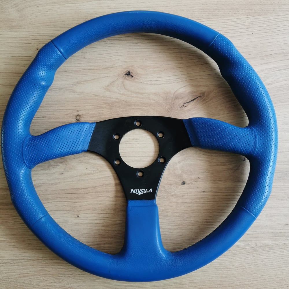 Volant NIVOLA RT Bleu Cuir PU