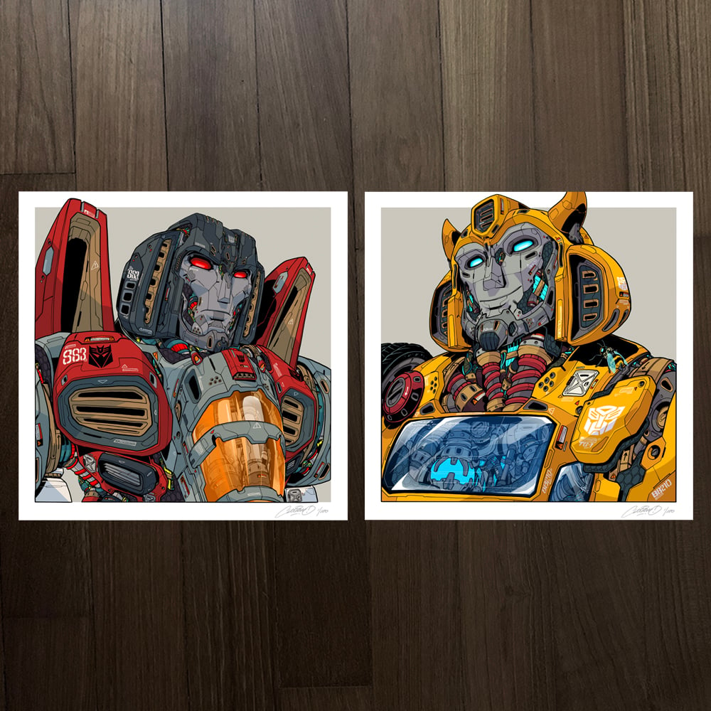 Image of MECHASOUL BUMBLE BEE + STARSCREAM