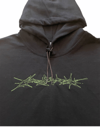 Image 2 of shockwave hoodie black