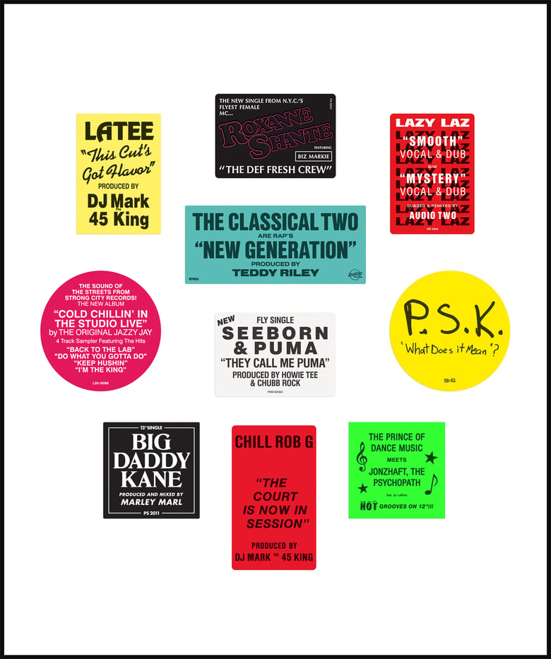 Image of “Don’t Believe The Hype...Sticker” 1980s pack No. 3 (August 2021)