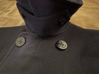 Image 2 of WW2 USN PEA COAT 10 buttons