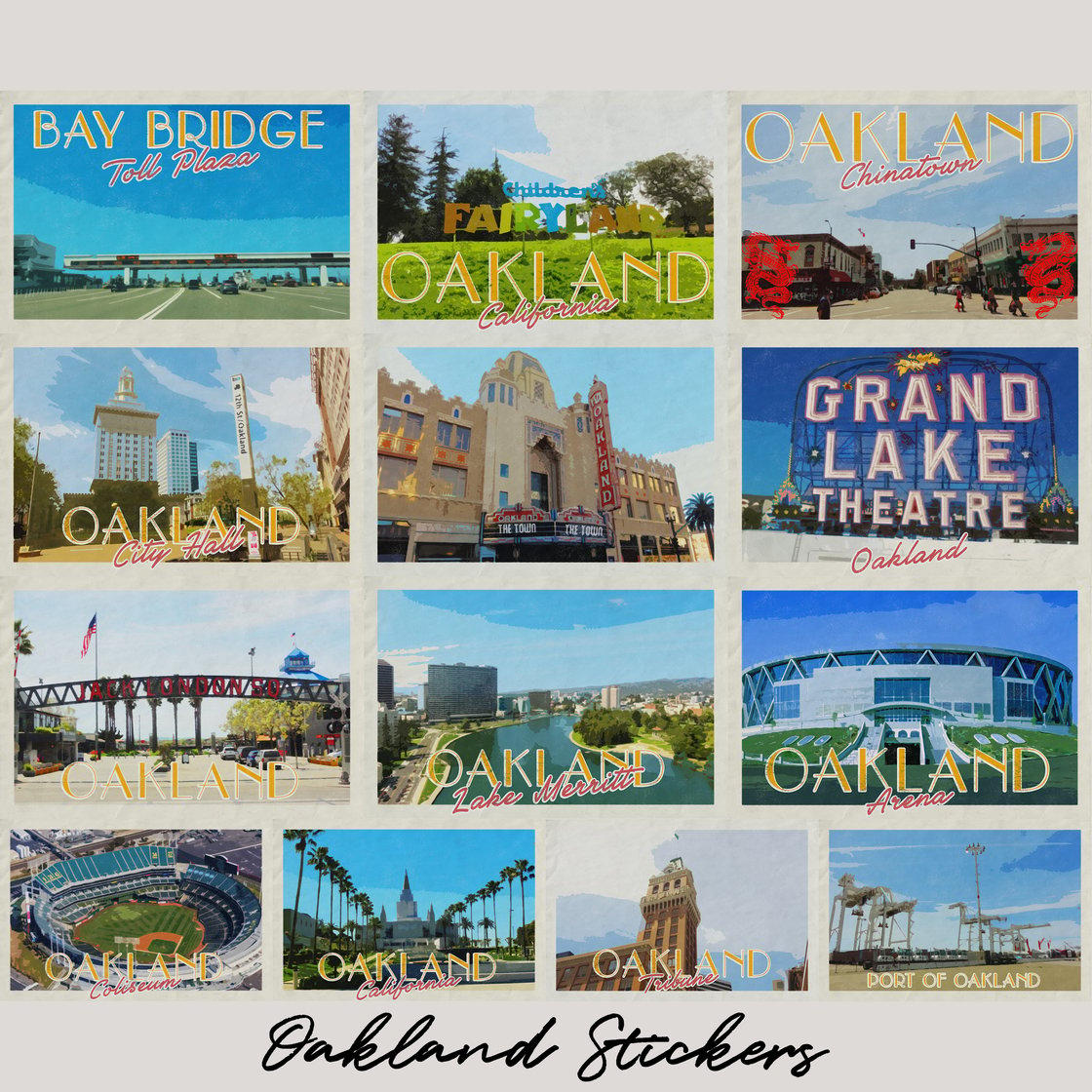 Image of Oakland Sticker Pack